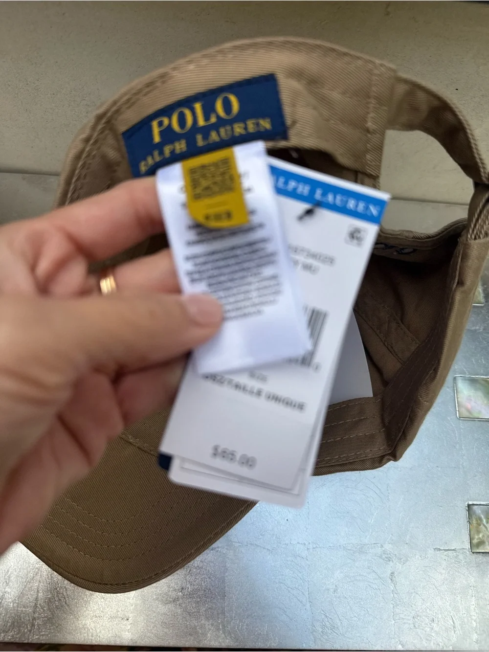 Polo Ralph Lauren Khaki Polo Cap